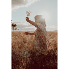 Bacchetta Fiore bolle di sapone bio plastica Kinfolk & Co  