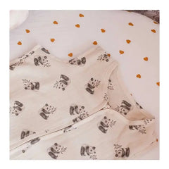 Sacco nanna Leggero Panda Natural - estivo Rose in April  