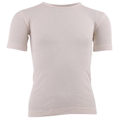 Maglia a Maniche Corte in Lana e Seta Kids Engel