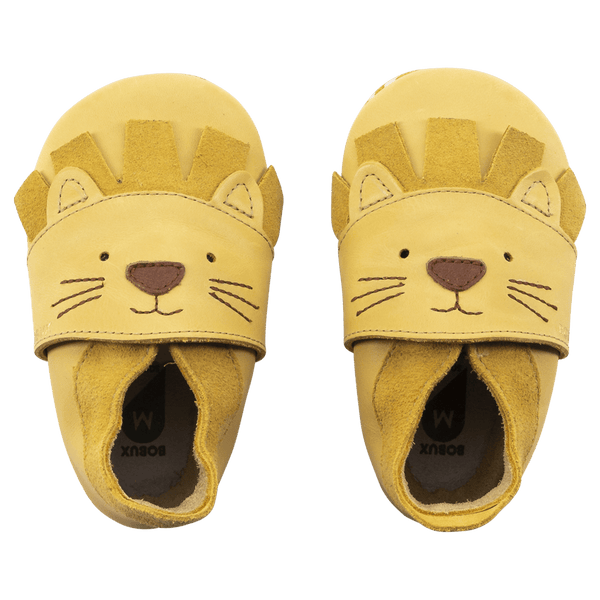 Preordine Scarpina Soft Sole - con Leone - Giallo Bobux