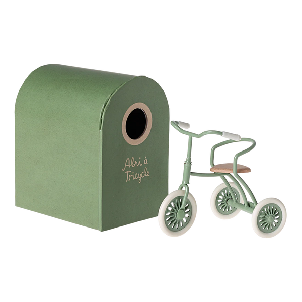 Triciclo Abri à, Topo - Verde Maileg  
