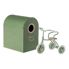 Triciclo Abri à, Topo - Verde Maileg  