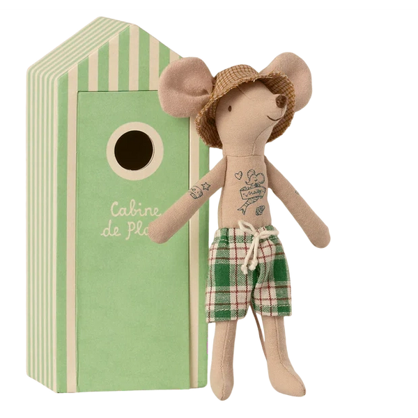 Topi da spiaggia, papà a Cabin de Plage Maileg  