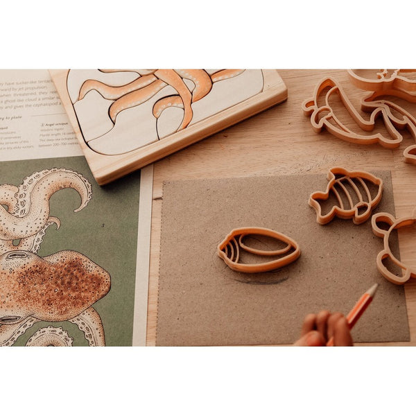 Mini set 6 formine il mare eco cutter Kinfolk & Co  