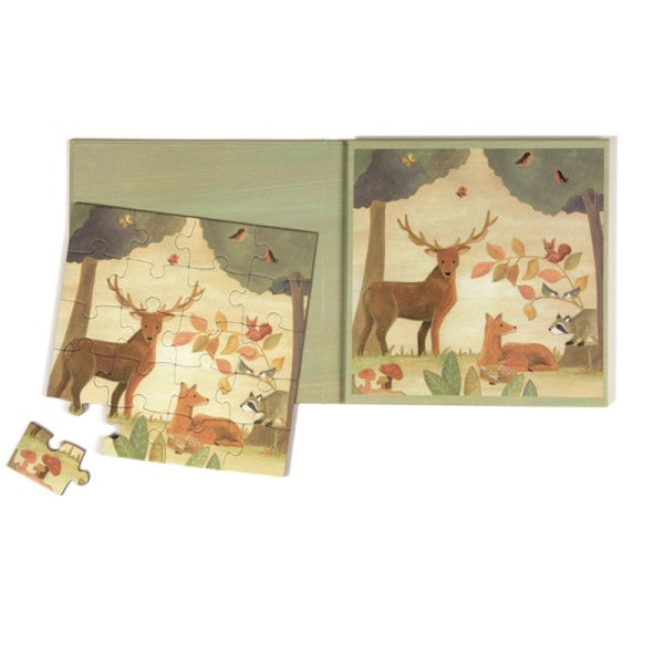 Cartella 2 puzzle magnetici da viaggio Foresta Egmont Toys