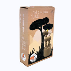 Cavallo Push-Up in legno da dipingere Egmont Toys