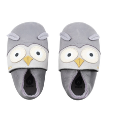 Preordine Scarpine Soft Sole Hootie Grey Gull Bobux