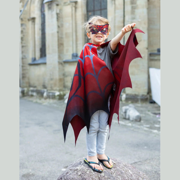 Mantello e maschera Spiderman Great Pretenders
