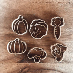 Set 6 formine mini Verdura eco cutter Kinfolk & Co  