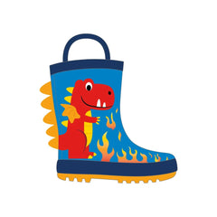 Stivali da Pioggia in Gomma - Fodera in Cotone - Fire Dragon Mr Tiggle