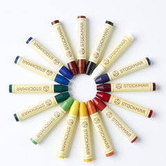 Set 16 pastelli a cera scatola latta Stockmar  