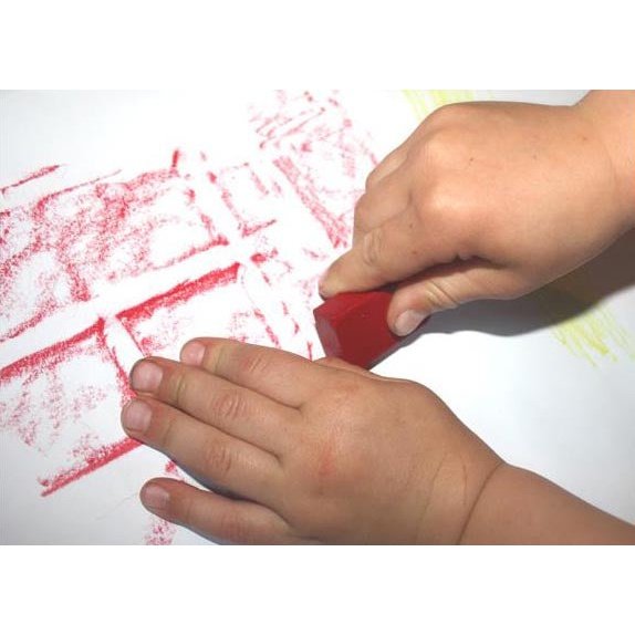 Set 16 mattoncini cera scatola latta Stockmar  