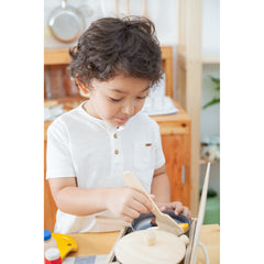 Gioco Utensili in Legno da Cucina - per Piccoli Chef Plan Toys