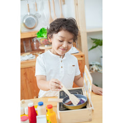 Gioco Utensili in Legno da Cucina - per Piccoli Chef Plan Toys