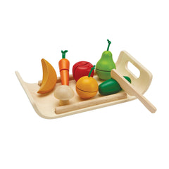 Set di Frutta e Verdura Assortita in Legno  Plan Toys
