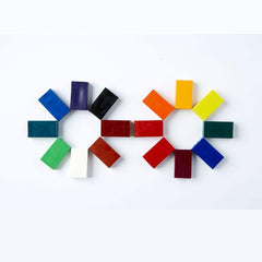 Set 16 mattoncini cera scatola latta Stockmar  