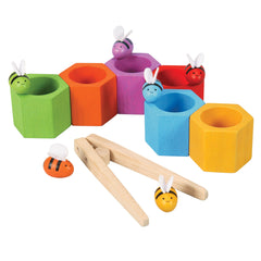 Gioco classificazione colori Beehives Plan Toys