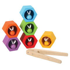 Gioco classificazione colori Beehives Plan Toys