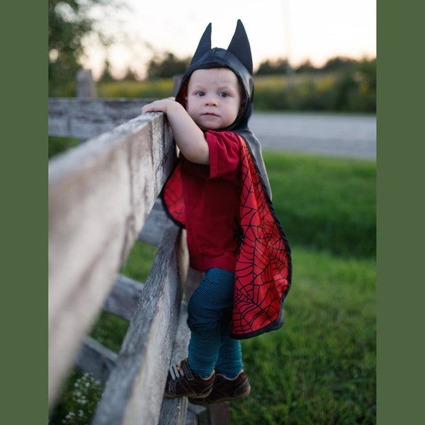 Matello reversile Batman/Spiderman 2-3 anni Great Pretenders