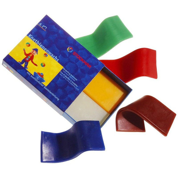 Set 6 fogli cera da modellare scatola Stockmar  