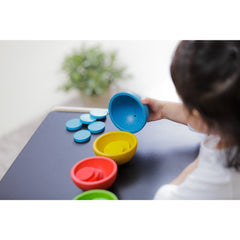 Coppette Sort & Count in Legno Plan Toys