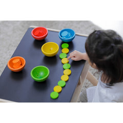 Coppette Sort & Count in Legno Plan Toys