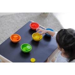 Coppette Sort & Count in Legno Plan Toys