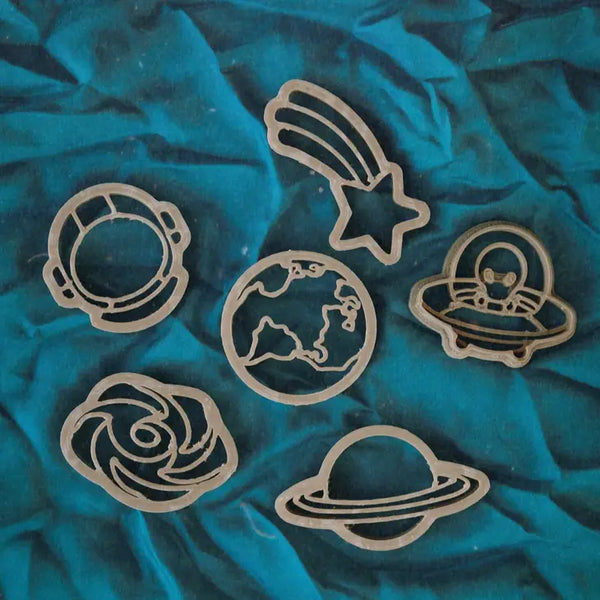 Set 6 formine mini space eco cutter Kinfolk & Co  