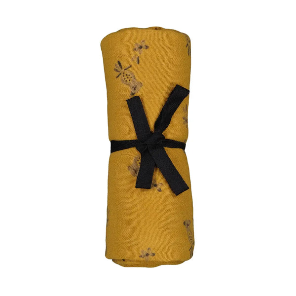 Copertina in mussola di cotone - Stampa Pappagalli Rose in April  