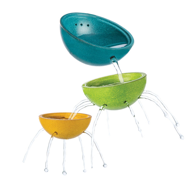 Gioco bagnetto Set ciotole fontana Plan Toys