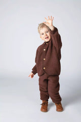 Pantaloni in Pile di 100% Lana Merino Engel