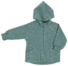 Giacca con cappuccio Baby Walk in 100% lana merino Engel