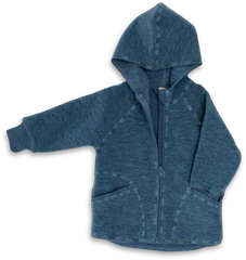 Giacca con cappuccio Baby Walk in 100% lana merino Engel