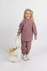 Giacca con cappuccio Baby Walk in 100% lana merino Engel