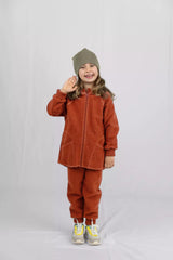 Giacca con cappuccio Baby Walk in 100% lana merino Engel