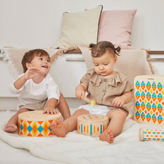 Tamburo legno solid drum Plan Toys