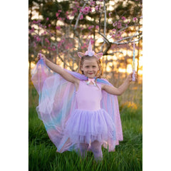 Mantello da Unicorno Arcobaleno con cerchietto Great Pretenders  