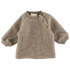 Maglione Lana Merino con bottoni in legno Engel