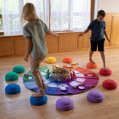 Set 6 Elementi Impilabili + Tavola - Rainbow Set Classic  