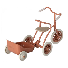 Carrellino per triciclo Topi corallo Maileg  