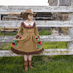 Costume Wild West Annie - Marrone Great Pretenders