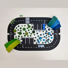 Pista flessibile per macchinine Expressway 16 pz Waytoplay  