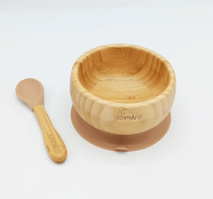 Ciotola con cucchiaio in Bambù  Ecomikro