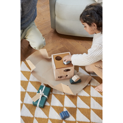 Cubo Puzzle in legno a tema Safari Liewood  