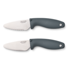 Set 2 coltelli ergonomici manico anti scivolo Perry blue Liewood