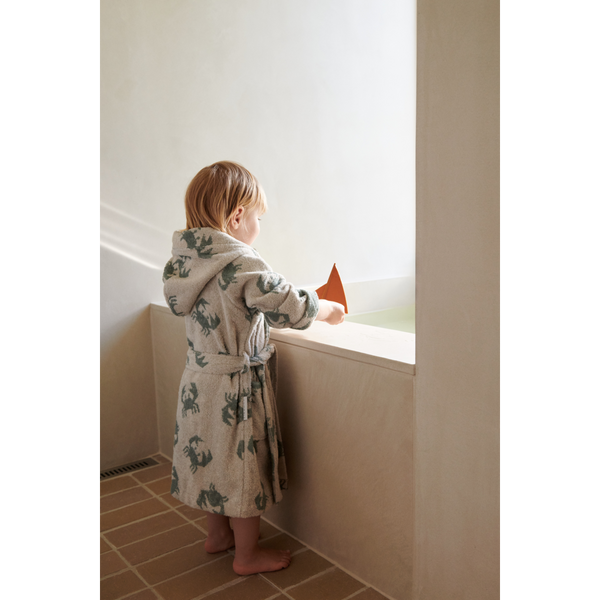 Accappatoio Liliana Granchio spugna di cotone bio Liewood