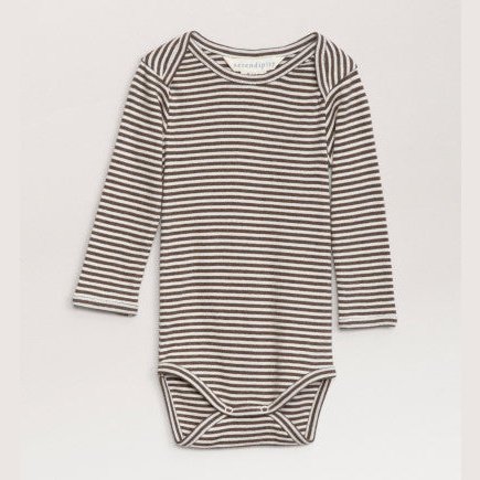 Body a righe maniche lunghe Serendipity Organics  