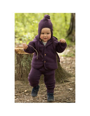 Pantaloni in Pile di 100% Lana Merino Engel