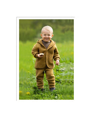 Pantaloni in Pile di 100% Lana Merino Engel