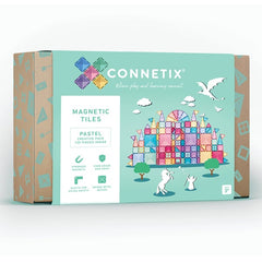 Connetix tiles costruzioni magnetiche 120 Pezzi Pastel Creative Pack  